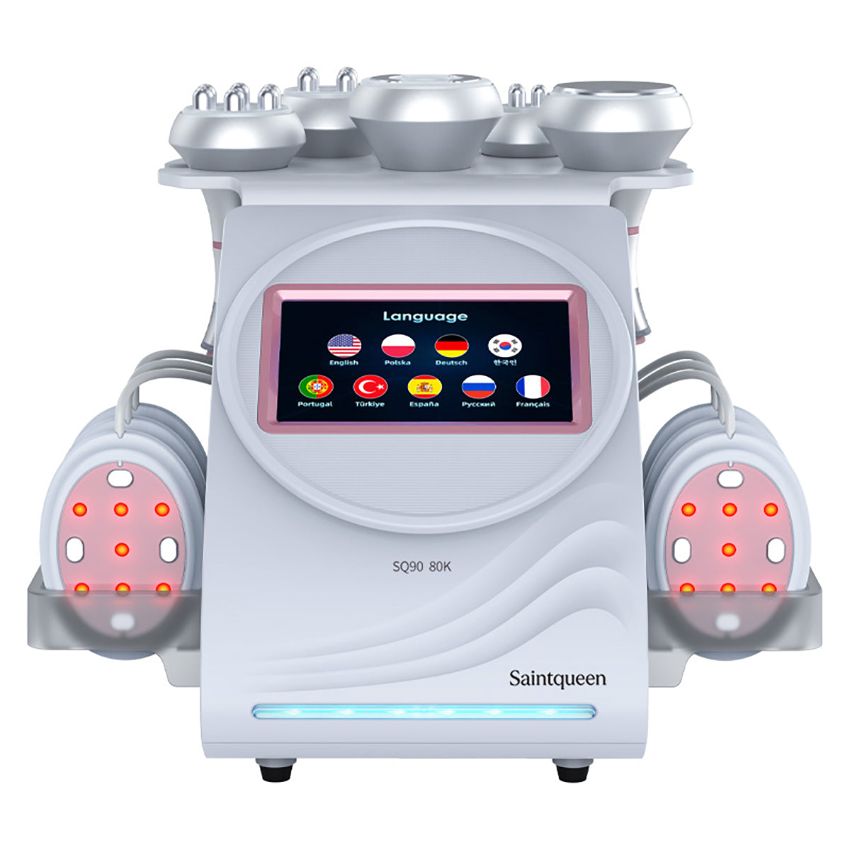 SQ90B Pro, 6in1 80K Cavitation Machine | Multi-Polar RF Vacuum Massage EMS Lipo Laser Device | Body Contouring, Skin Tightening & Face Lifting,
