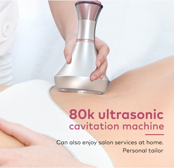 SQ121B Pro, 6in1 80K Cavitation Body Machine, RF Skin Tightening with Laser EMS Microcurrent Pad, Vacuum Negative Pressure Massage Body Contouring Shaping