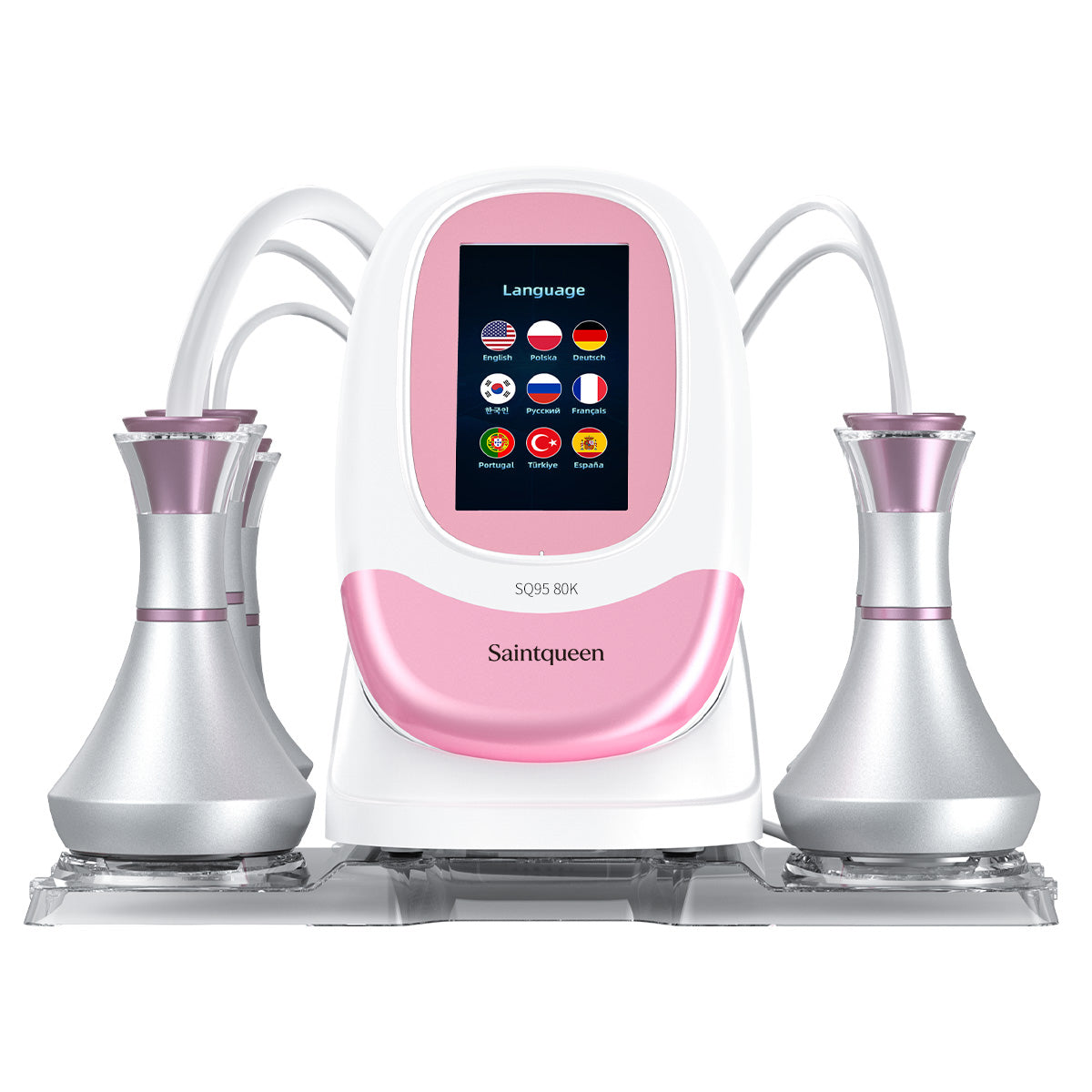 SQ95A Pro, 5in1 80K Cavitation Machine | Multi-Polar RF & Vacuum Negative Pressure Body Sculpting Device, Face Lifting Skin Tightening