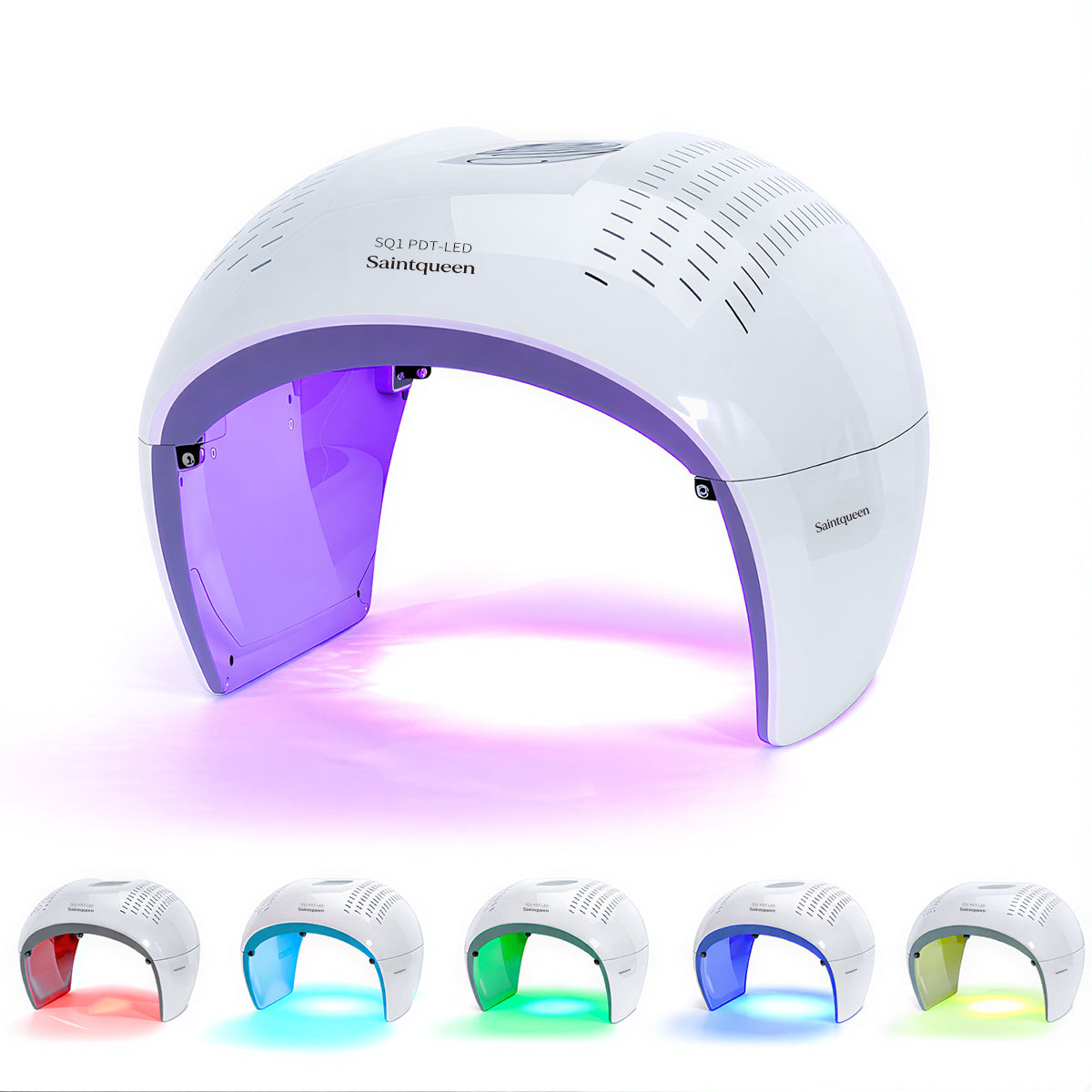 SQ1 LED Light Therapy Device, 292 Beads 7-Color Photon Facial Skin Rejuvenation Machine, Red Blue Green PDT for Face Skin Care Anti-Aging Acne Oil Control Main image