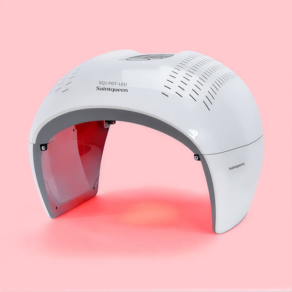 SQ1 LED Light Therapy Device, 292 Beads 7-Color Photon Facial Skin Rejuvenation Machine, Red Blue Green PDT for Face Skin Care Anti-Aging Acne Oil Control