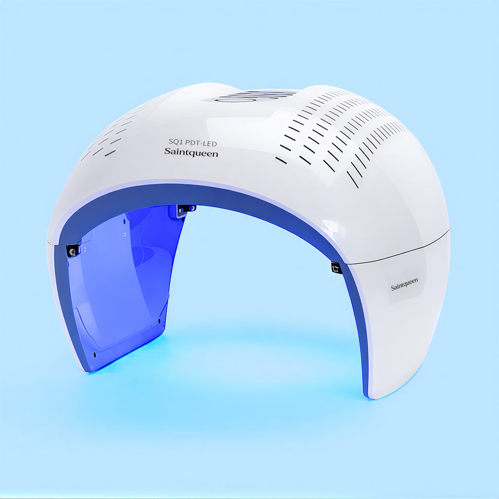 SQ1 LED Light Therapy Device, 292 Beads 7-Color Photon Facial Skin Rejuvenation Machine, Red Blue Green PDT for Face Skin Care Anti-Aging Acne Oil Control