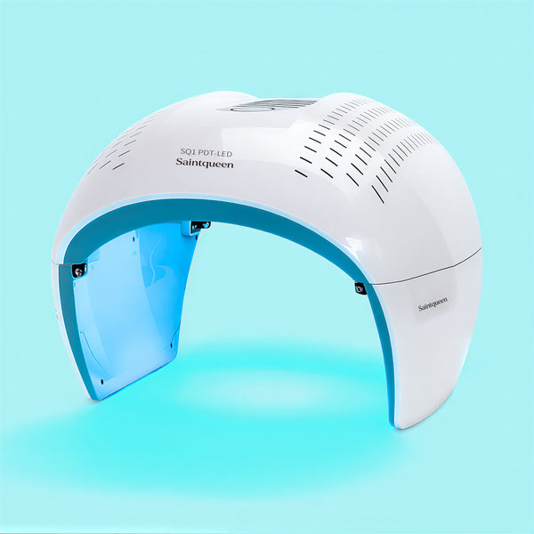 SQ1 LED Light Therapy Device, 292 Beads 7-Color Photon Facial Skin Rejuvenation Machine, Red Blue Green PDT for Face Skin Care Anti-Aging Acne Oil Control