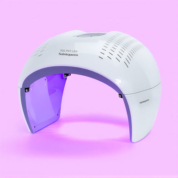 SQ1 LED Light Therapy Device, 292 Beads 7-Color Photon Facial Skin Rejuvenation Machine, Red Blue Green PDT for Face Skin Care Anti-Aging Acne Oil Control