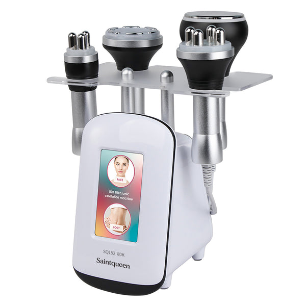 SQ152 Basic, 4in1 80K Ultrasonic Cavitation Machine, Vacuum RF Body Sculpting & Skin Tightening Device for Face & Body