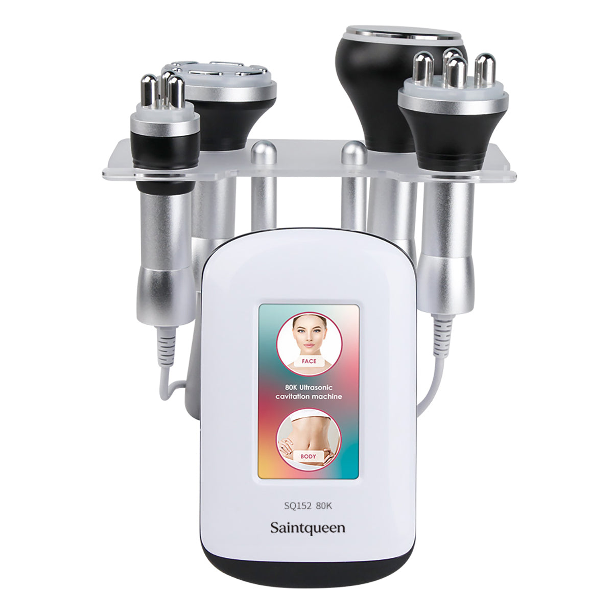 SQ152 Basic, 4in1 80K Ultrasonic Cavitation Machine, Vacuum RF Body Sculpting & Skin Tightening Device for Face & Body